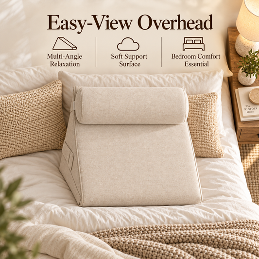 💤✨ SLEEIP Adjustable Bed Wedge Pillow | Supportive Incline Cushion for Reading & Resting | Multi-Angle Comfort Design | Bedroom Relaxation Essential